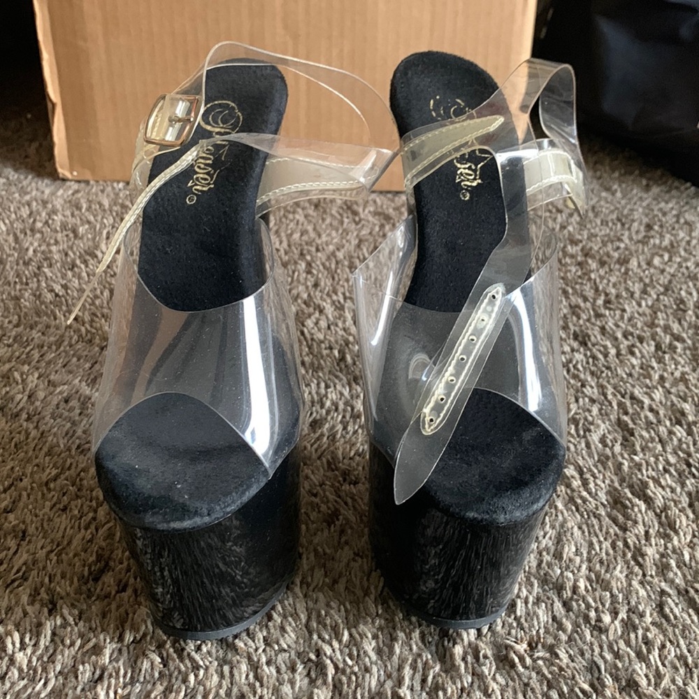 Pleaser USA black platforms